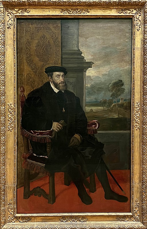 Titien — Empereur Charles V 1548